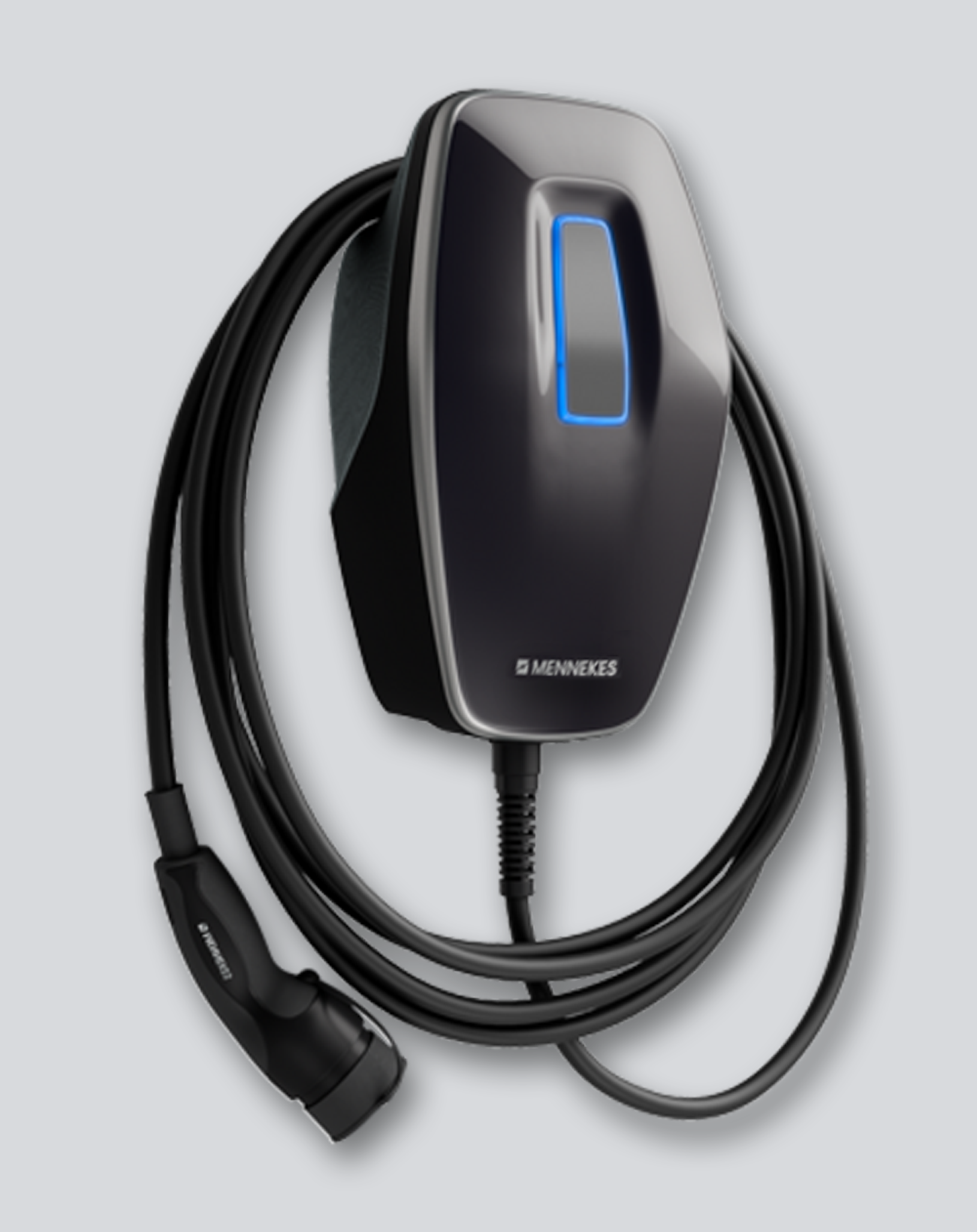 MENNEKES AMTRON 4You 100 Wallbox in modernem Design zur Wandmontage, Ladelösung für Elektroautos mit Typ 2 Anschluss.